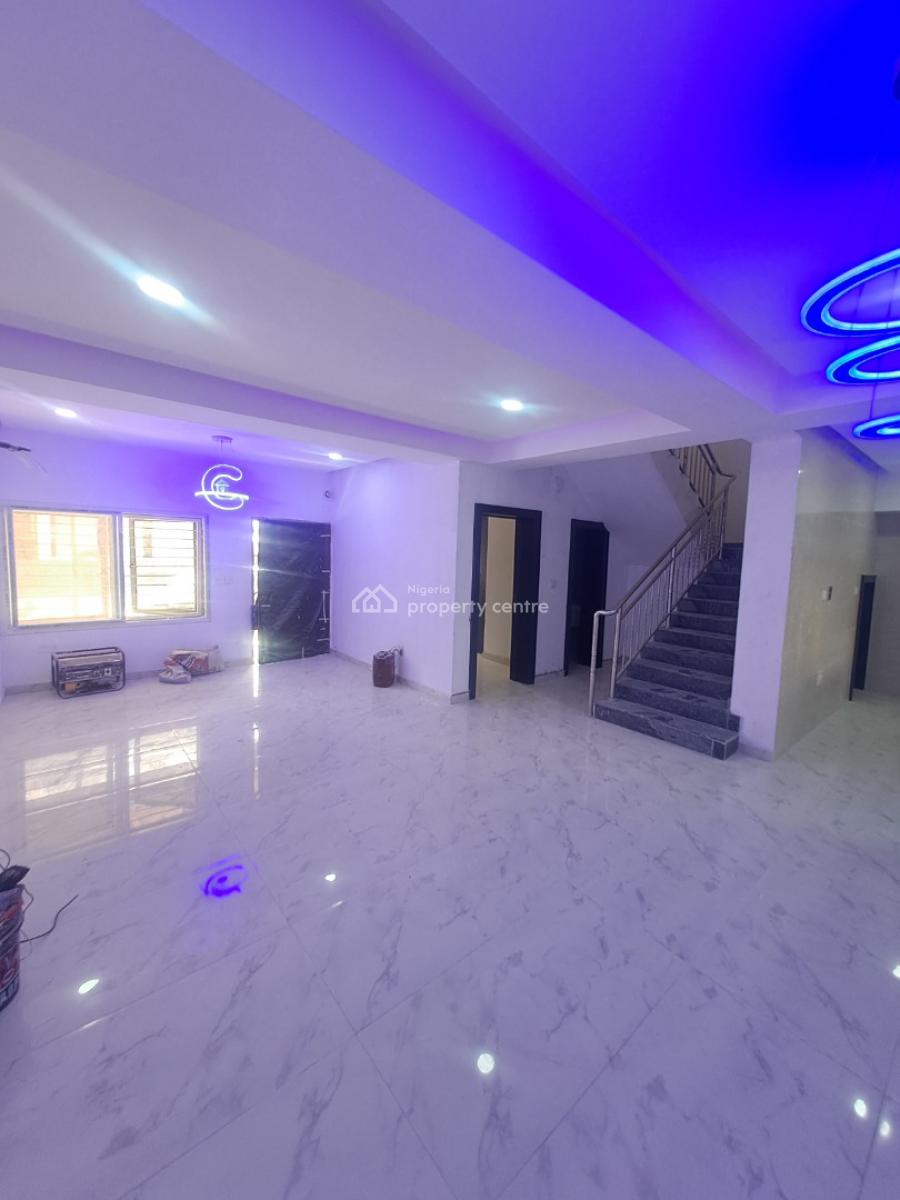 Newly Built 4 Bedroom Terrace with Bq and Gym, Chevron, Lekki, Lagos, Terraced Duplex for Rent