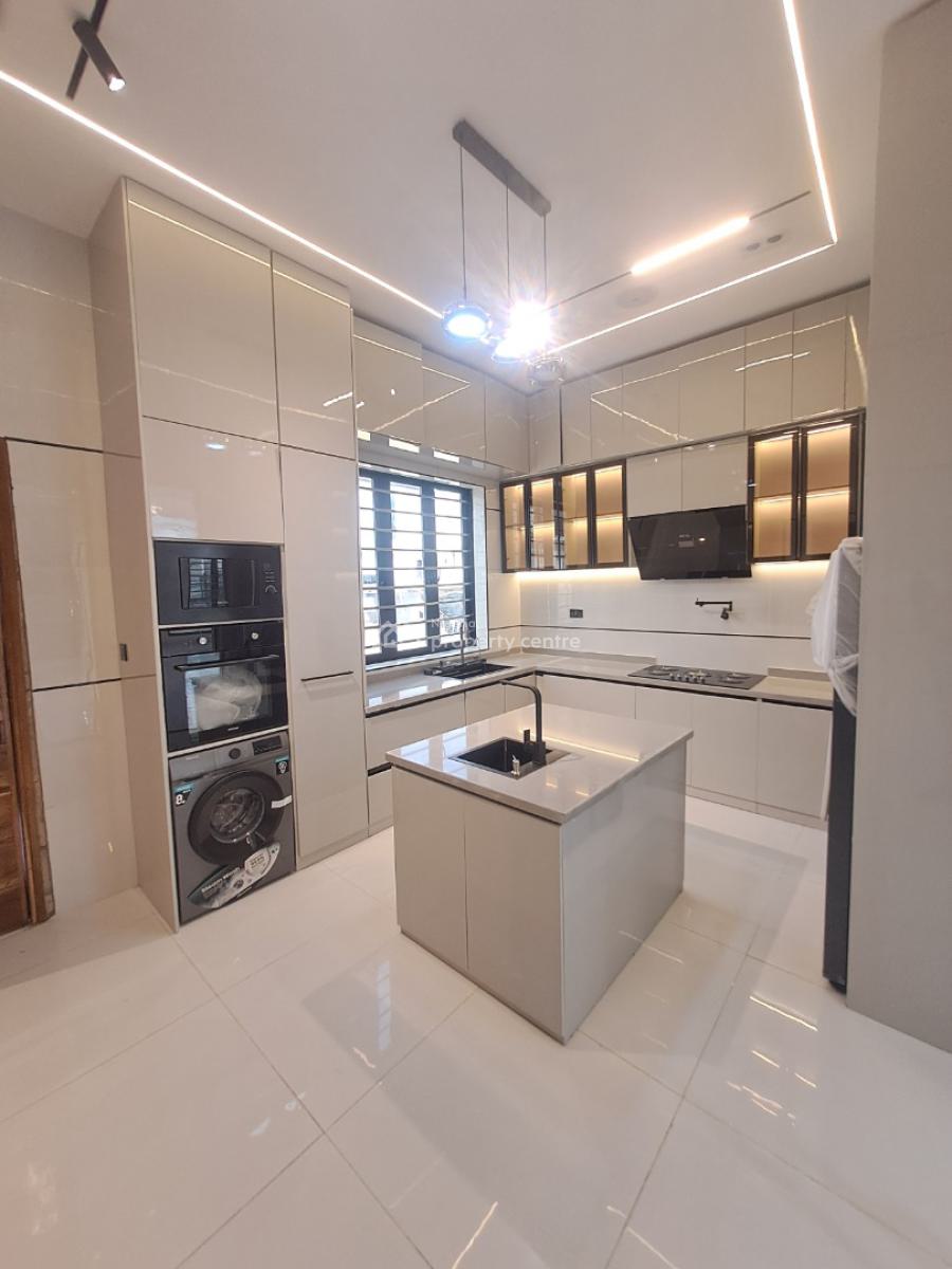 Newly Built 5 Bedroom Detached with Bq and Pool in a Gated Estate, Chevron, Lekki, Lagos, Detached Duplex for Sale