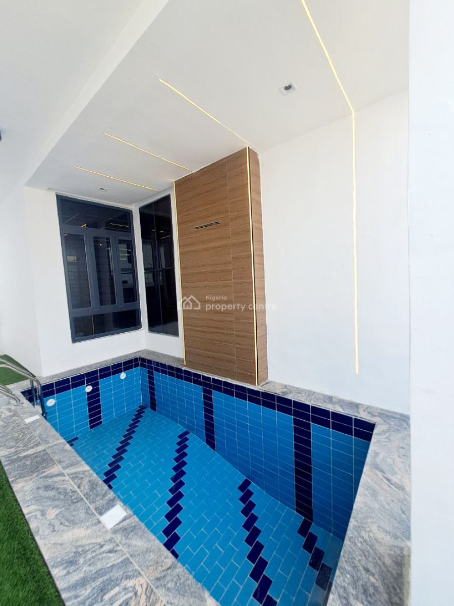 Newly Built 5 Bedroom Detached with Bq and Pool in a Gated Estate, Chevron, Lekki, Lagos, Detached Duplex for Sale