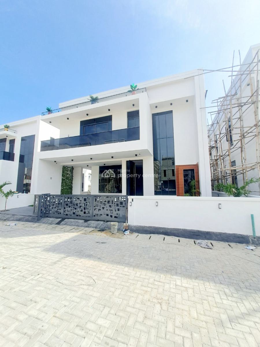 Newly Built 5 Bedroom Detached with Bq, Pool and Gym House, Chevron, Lekki, Lagos, Detached Duplex for Sale