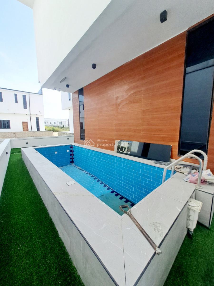 Newly Built 5 Bedroom Detached with Bq, Pool and Gym House, Chevron, Lekki, Lagos, Detached Duplex for Sale