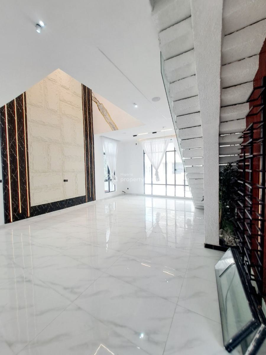 Newly Built 5 Bedroom Detached with Bq and Pool in a Gated Estate, Chevron, Lekki, Lagos, Detached Duplex for Sale