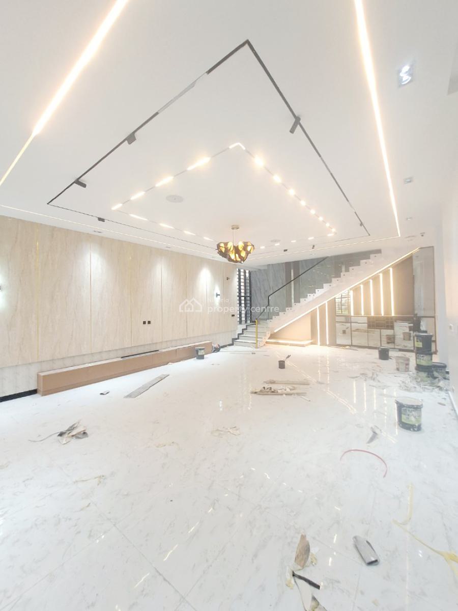 Newly Built 5 Bedroom Detached with Bq, Pool, Cinema & Gym Equipments, Chevron, Lekki, Lagos, Detached Duplex for Sale