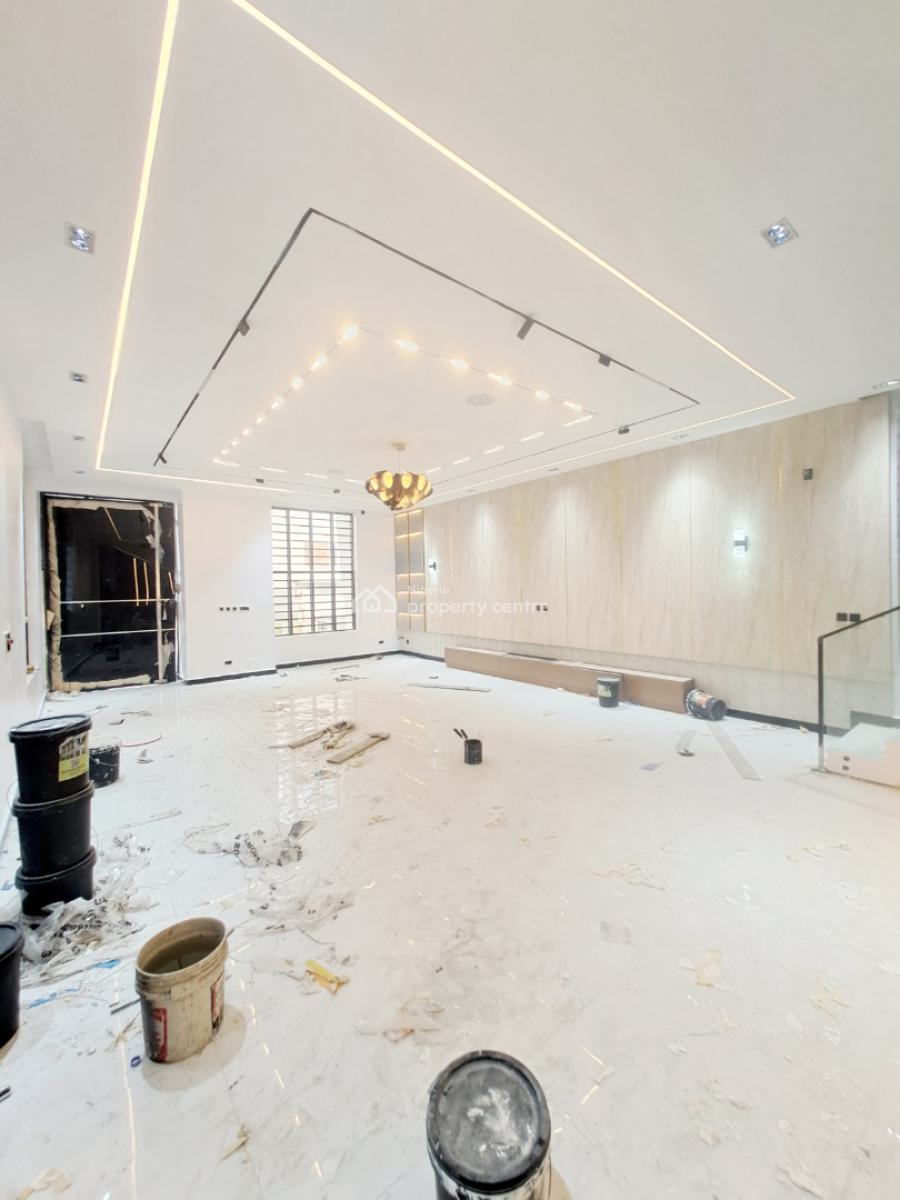 Newly Built 5 Bedroom Detached with Bq, Pool, Cinema & Gym Equipments, Chevron, Lekki, Lagos, Detached Duplex for Sale