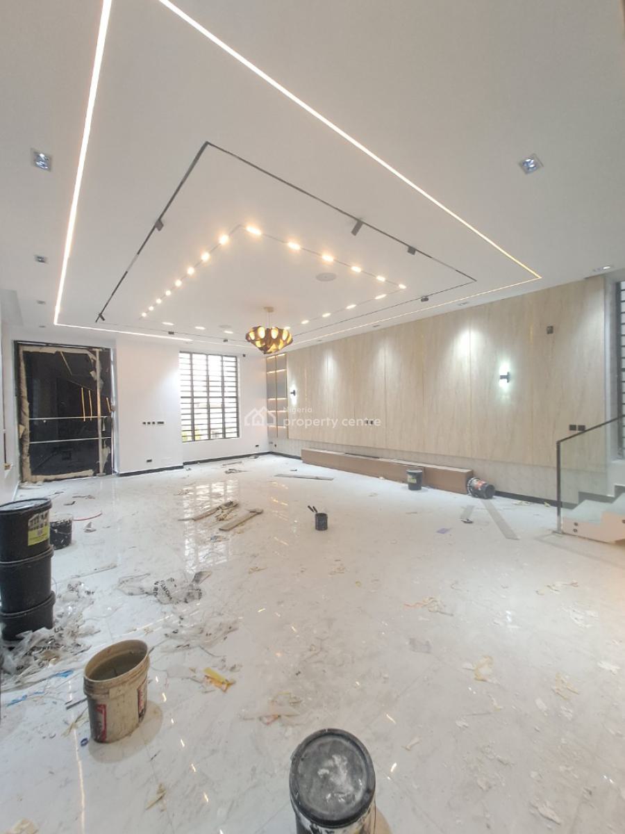 Newly Built 5 Bedroom Detached with Bq, Pool, Cinema & Gym Equipments, Chevron, Lekki, Lagos, Detached Duplex for Sale