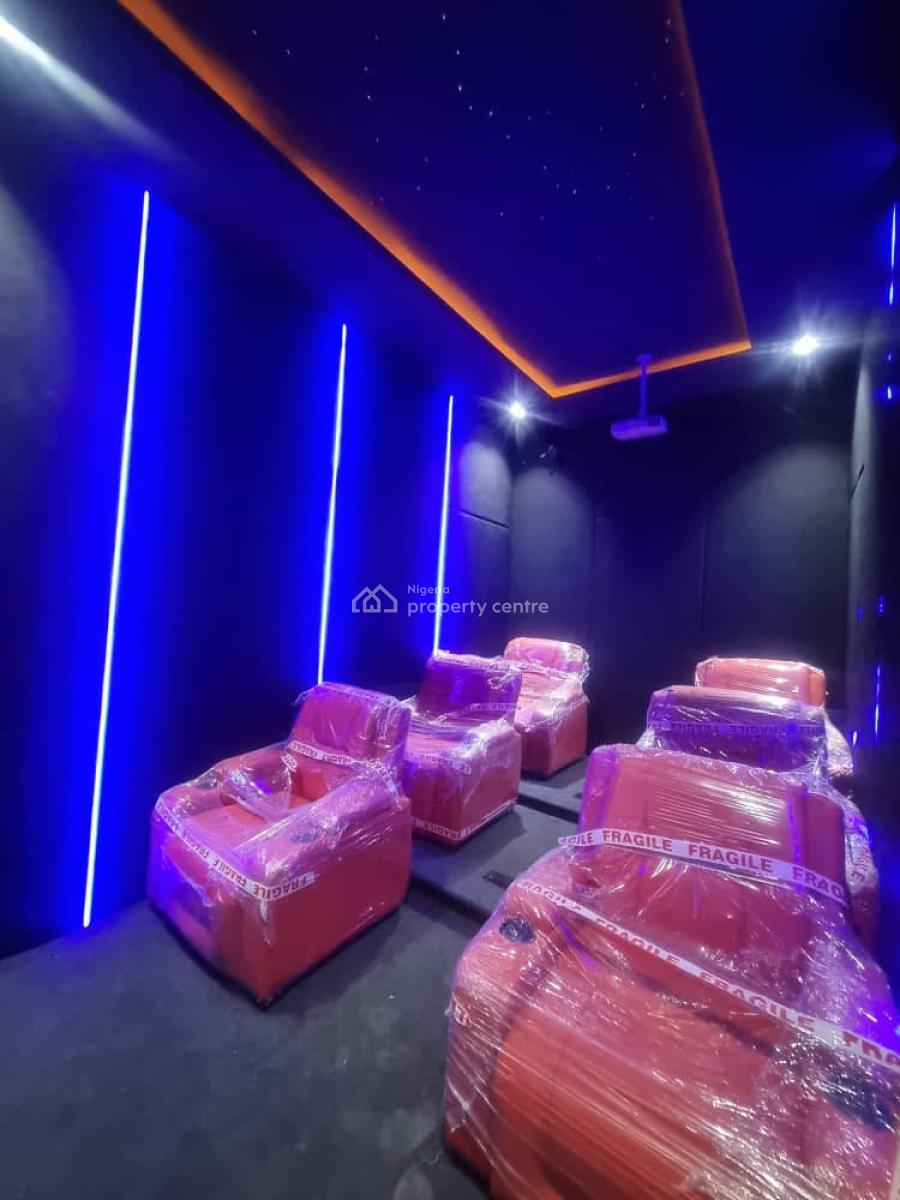 Newly Built 5 Bedroom Detached with Bq, Pool, Cinema & Gym Equipments, Chevron, Lekki, Lagos, Detached Duplex for Sale