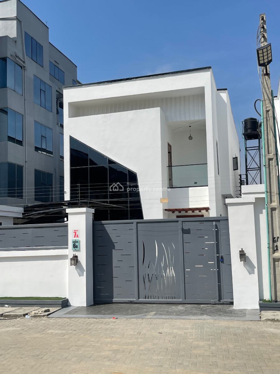 5 Bedroom Fully Detached, with Pool and Bq, Secured Estate in Chevron, Lekki, Lagos, Detached Duplex for Sale