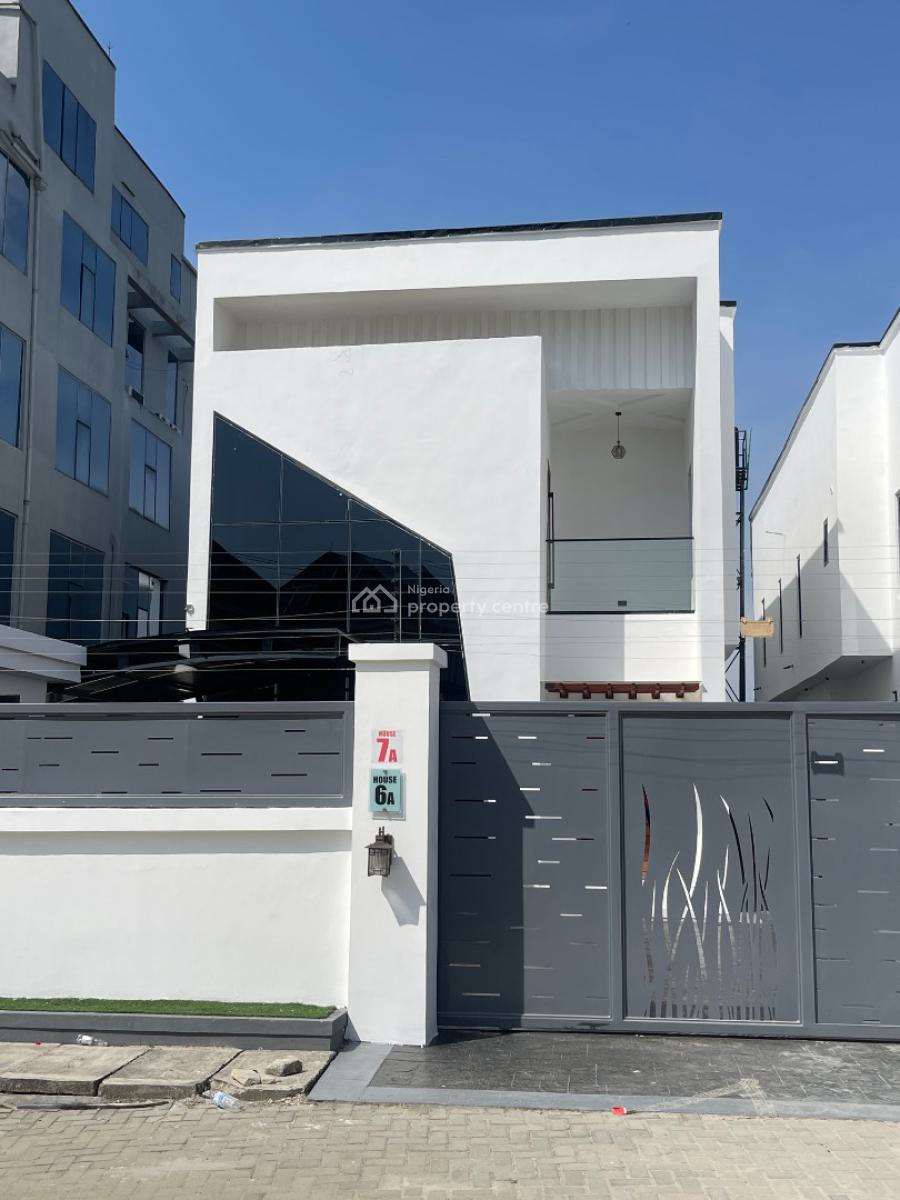 5 Bedroom Fully Detached, with Pool and Bq, Secured Estate in Chevron, Lekki, Lagos, Detached Duplex for Sale