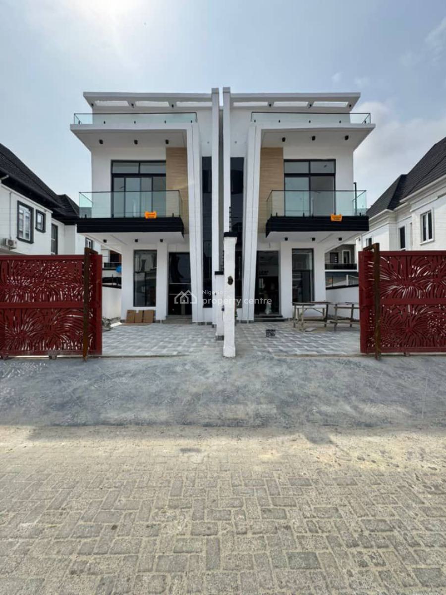 Luxurious Contemporary 4 Bedroom Deluxe Detached Duplex with Bq, Orchid, Lekki, Lagos, House for Sale