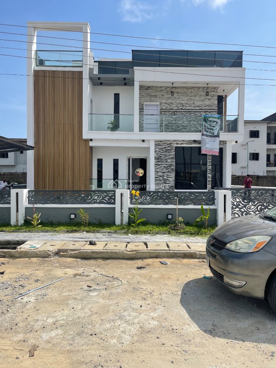 Massive 6 Bedroom Mansion, with Swimming Pool, Rooftop, Cinema, & Gym, Abraham Adesanya, Ajah, Lagos, Detached Duplex for Sale