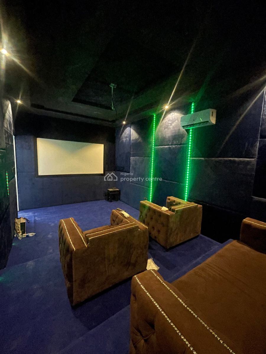 Massive 6 Bedroom Mansion, with Swimming Pool, Rooftop, Cinema, & Gym, Abraham Adesanya, Ajah, Lagos, Detached Duplex for Sale