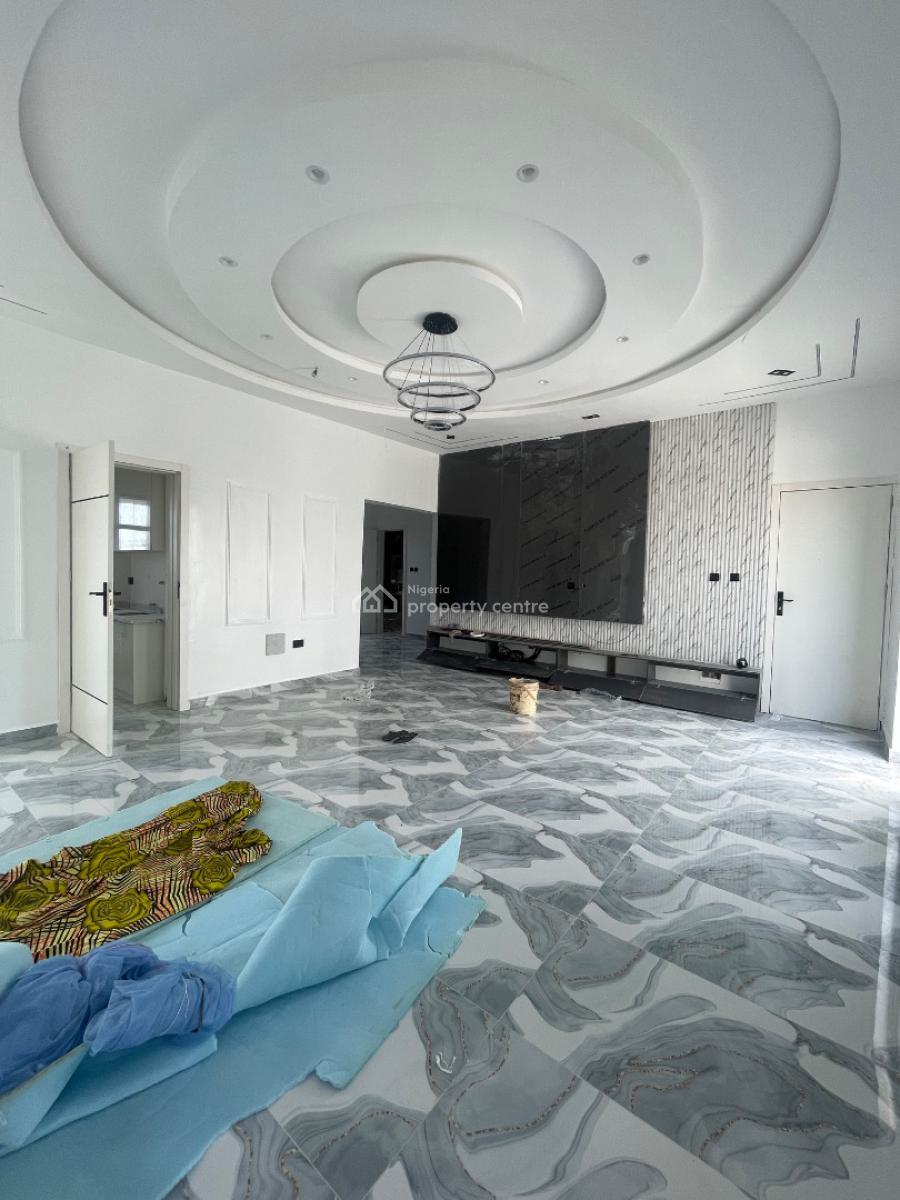 Massive 6 Bedroom Mansion, with Swimming Pool, Rooftop, Cinema, & Gym, Abraham Adesanya, Ajah, Lagos, Detached Duplex for Sale