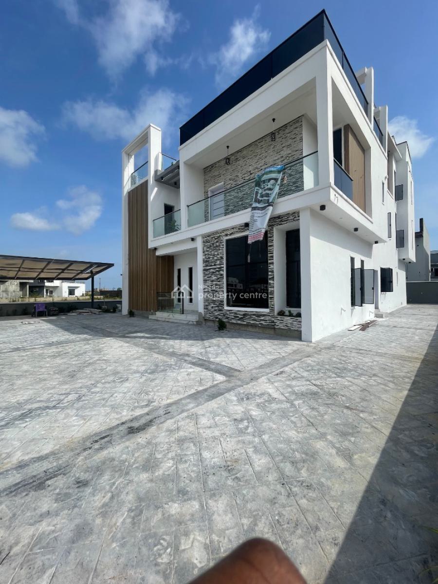 Massive 6 Bedroom Mansion, with Swimming Pool, Rooftop, Cinema, & Gym, Abraham Adesanya, Ajah, Lagos, Detached Duplex for Sale
