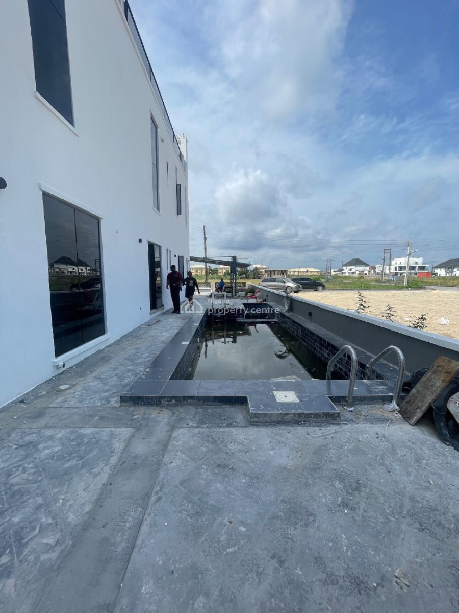 Massive 6 Bedroom Mansion, with Swimming Pool, Rooftop, Cinema, & Gym, Abraham Adesanya, Ajah, Lagos, Detached Duplex for Sale