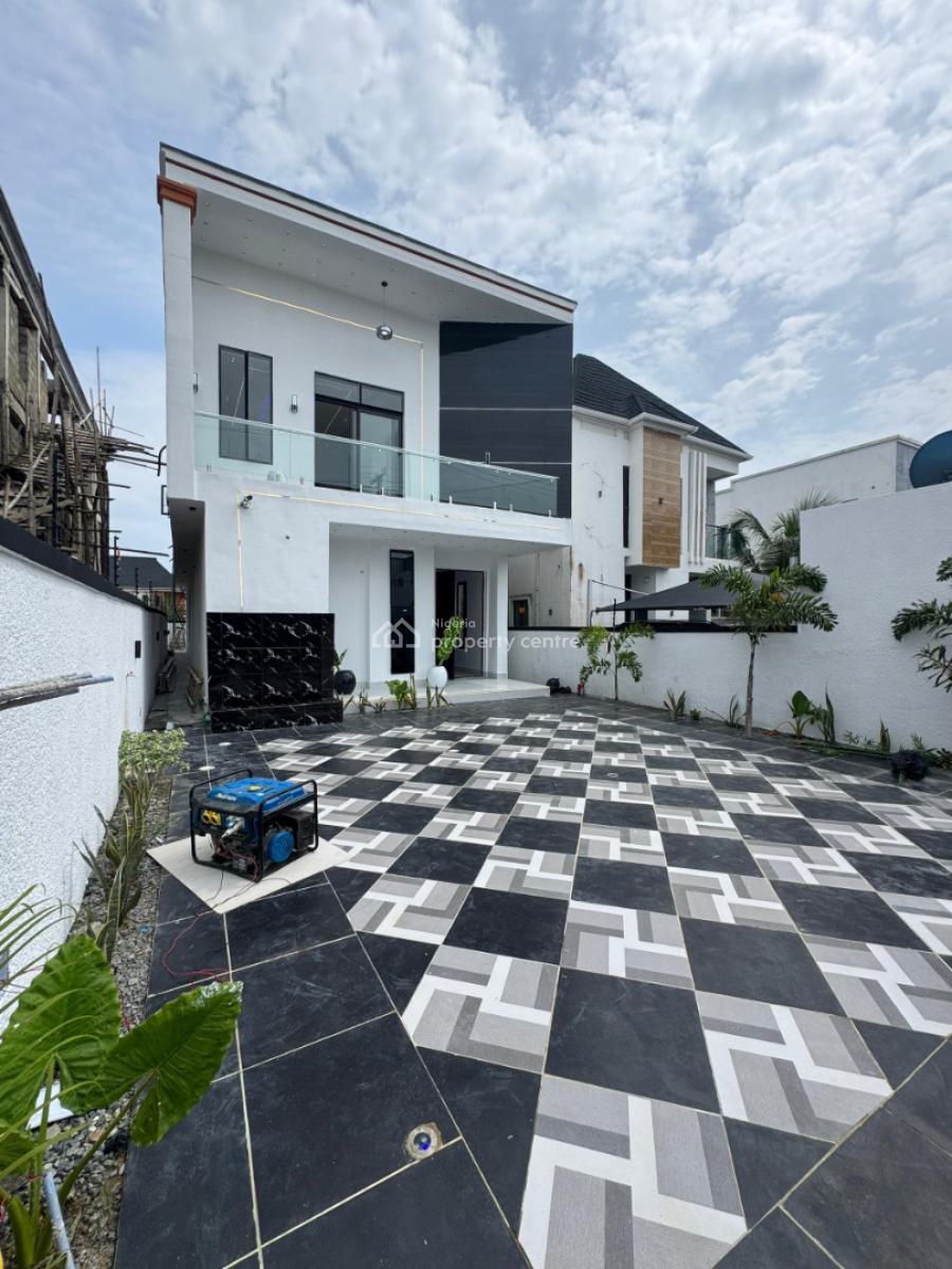 Beautiful 5 Bedroom Detached Duplex with Outdoor Swimming Pool, Bq, Less Than 5 Minutes From Badore, Lekki, Ajah, Lagos, Detached Duplex for Sale