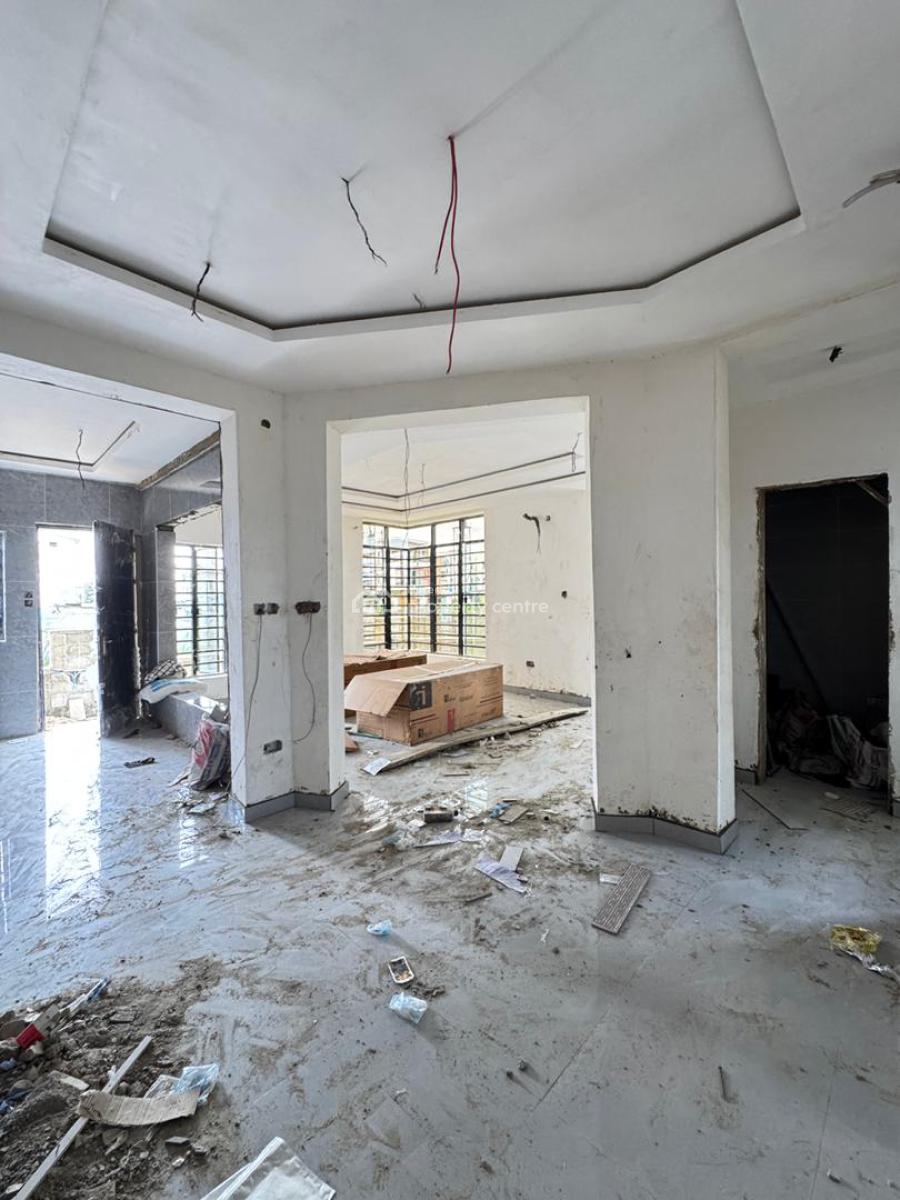 Nicely Built 4 Bedroom Detached Duplex Plus Gym and Terrace, Stunning Detailed Home with Gym Room, Terrace, Bq in a Secured Estate, Surulere, Lagos, Detached Duplex for Sale