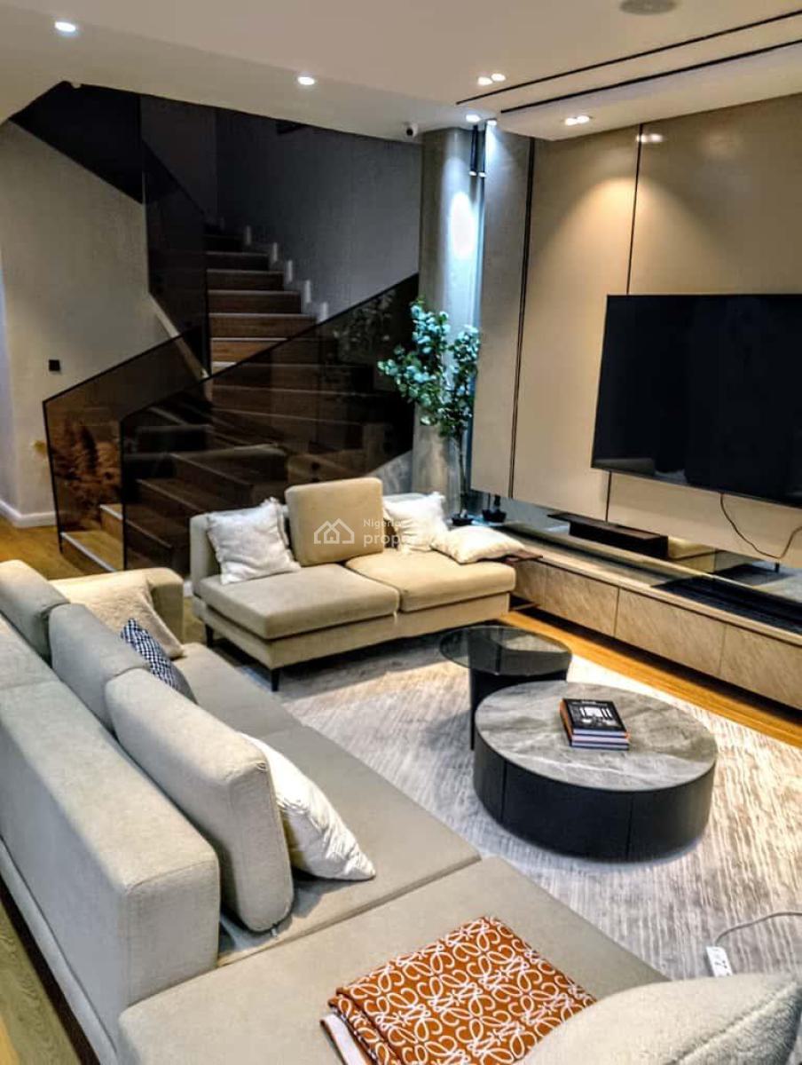 Furnished 5bedrooms Semi Detached Duplex with Bq, Vgc, Lekki, Lagos, Detached Duplex for Sale