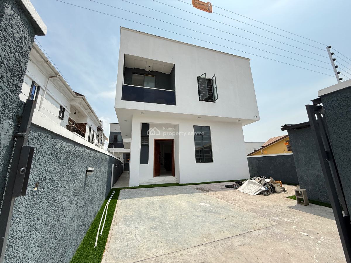Brand New Spacious 5 Bedroom Detached House with a Bq, Ajah, Lagos, Detached Duplex for Sale