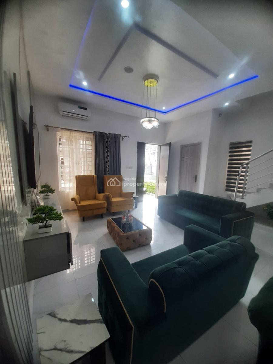 Its a Brand New and Serviced with 24/7 Power Supply 4 Bedroom Townhou, Ikate, Lekki, Lagos, Terraced Duplex for Rent