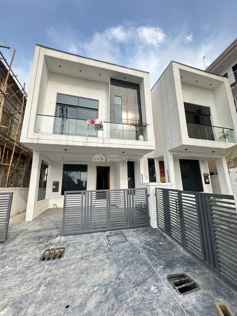 Luxury Spacious 4 Bedroom Semi Detached Duplex with Bq, Ikota, Lekki, Lagos, Semi-detached Duplex for Sale