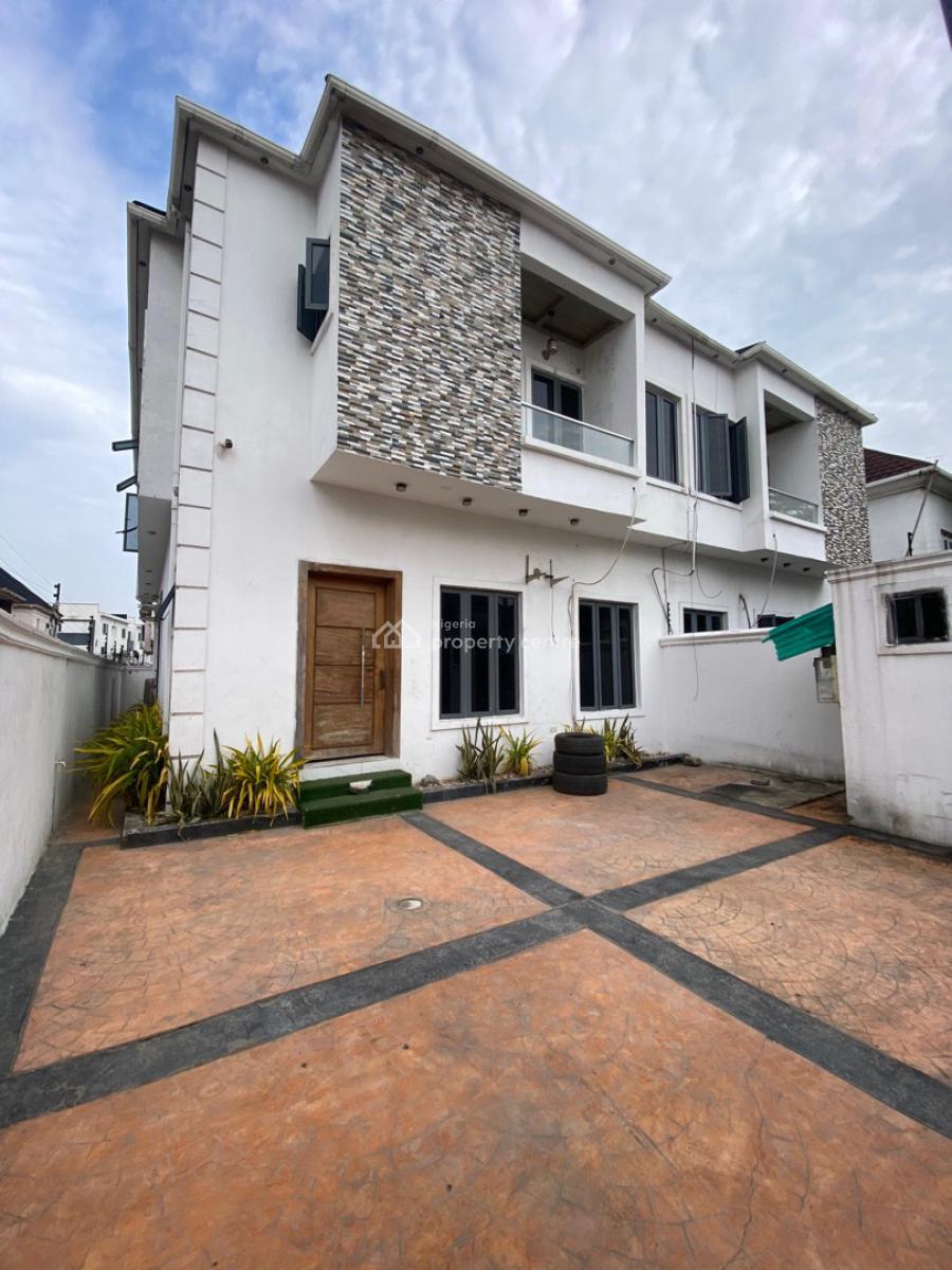 4 Bedroom Semi Detached Duplex with Bq, Agungi, Lekki, Lagos, Semi-detached Duplex for Rent