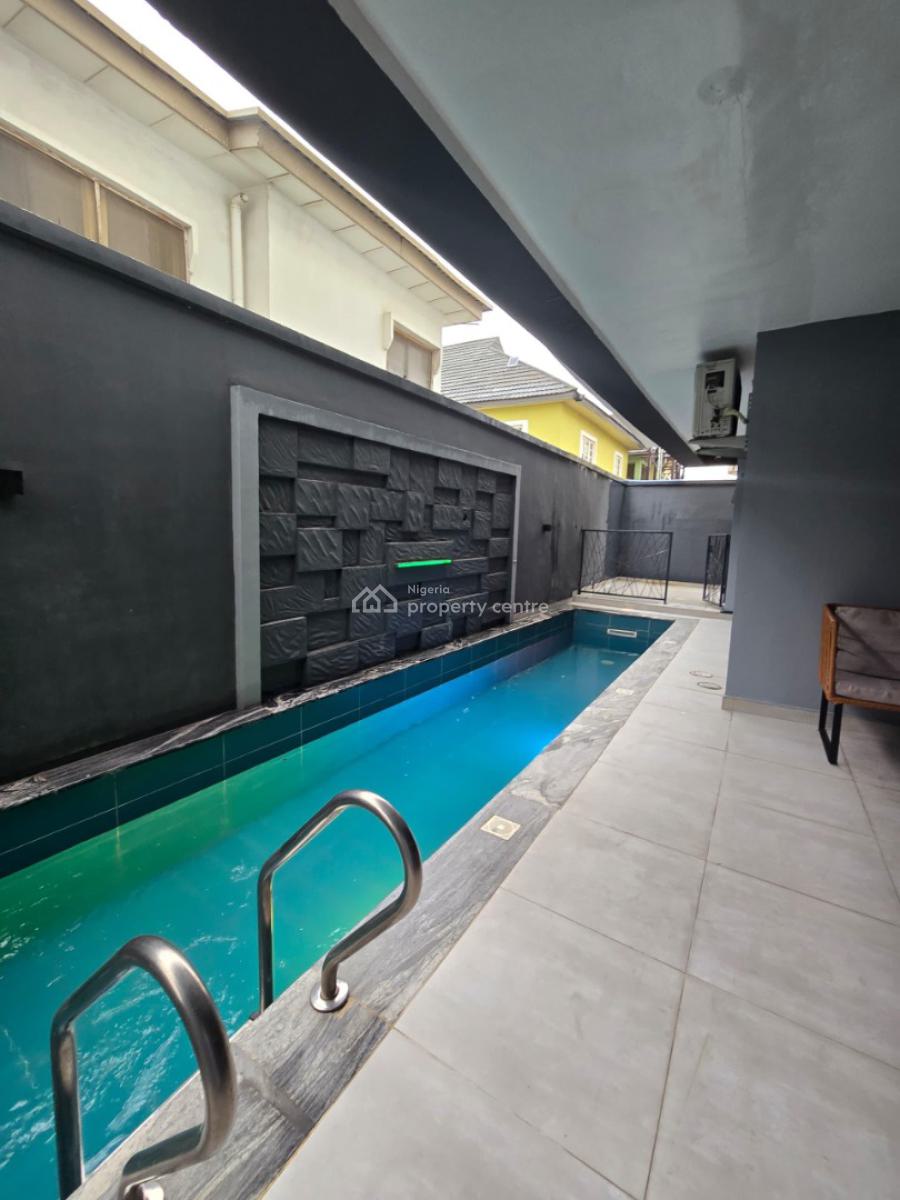 Sleek 4-bedroom Maisonette with Bq, Pool, Lekki Phase 1 Lagos, Lekki Phase 1, Lekki, Lagos, Flat / Apartment for Sale