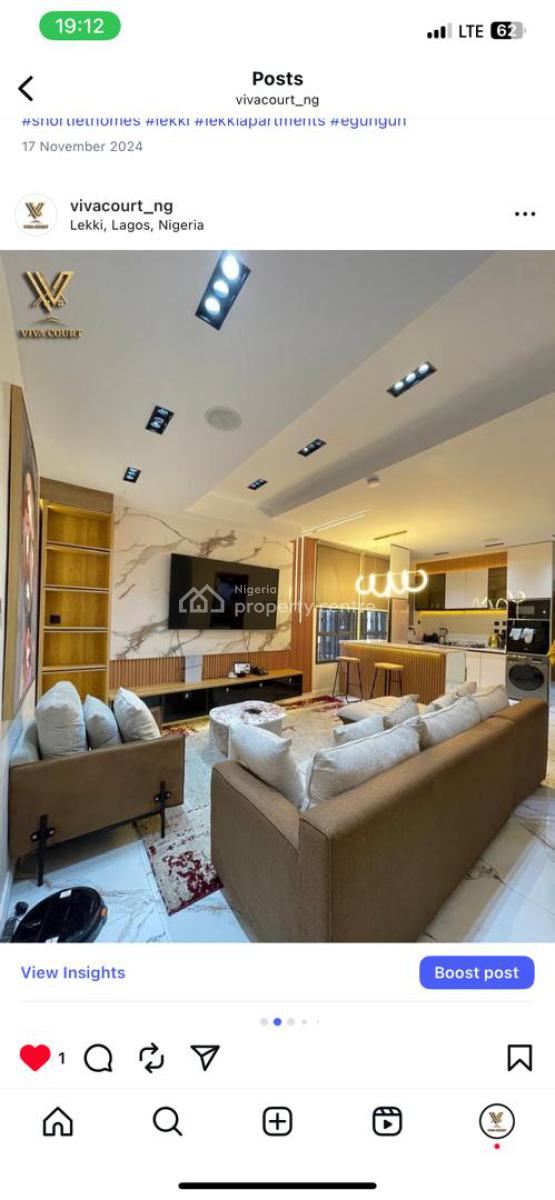 2 Bedroom Apartment, Lekki, Lekki Phase 1, Lekki, Lagos, Flat / Apartment Short Let