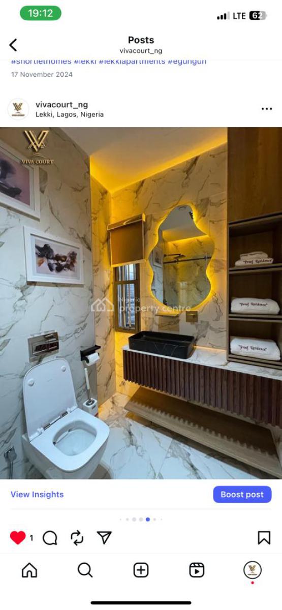 2 Bedroom Apartment, Lekki, Lekki Phase 1, Lekki, Lagos, Flat / Apartment Short Let