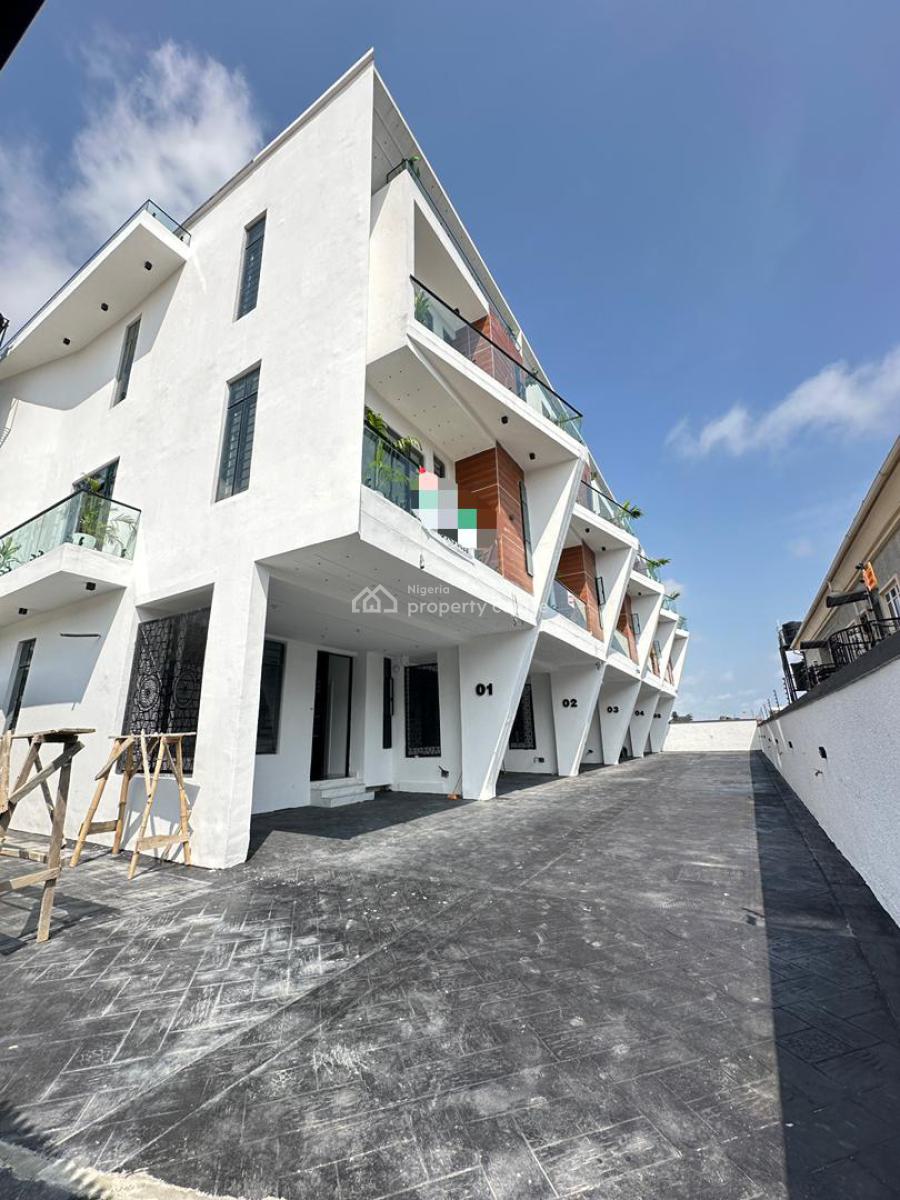 Exquisite Spacious Luxury 4 Bedroom Terrace Duplex with Bq, Ikate, Lekki, Lagos, Terraced Duplex for Sale
