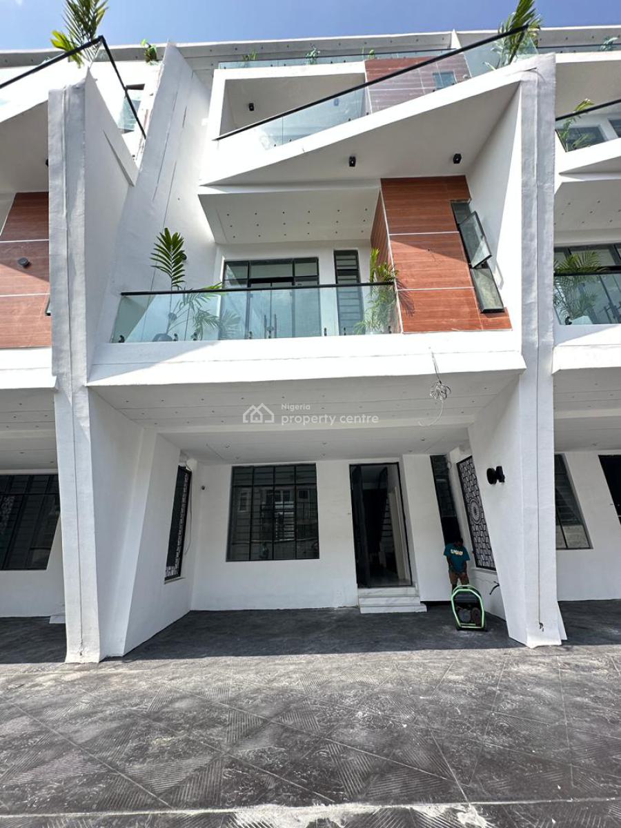 Exquisite Spacious Luxury 4 Bedroom Terrace Duplex with Bq, Ikate, Lekki, Lagos, Terraced Duplex for Sale