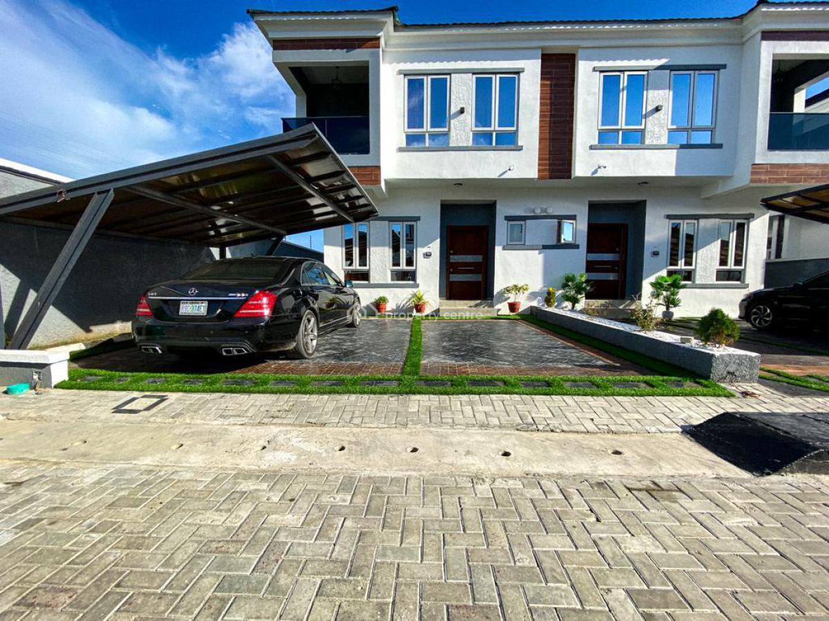 Fully Furnished 4 Bedroom Semi-detached Duplex with Swimming Pool & Gy, Lekki, Lagos, Semi-detached Duplex for Rent