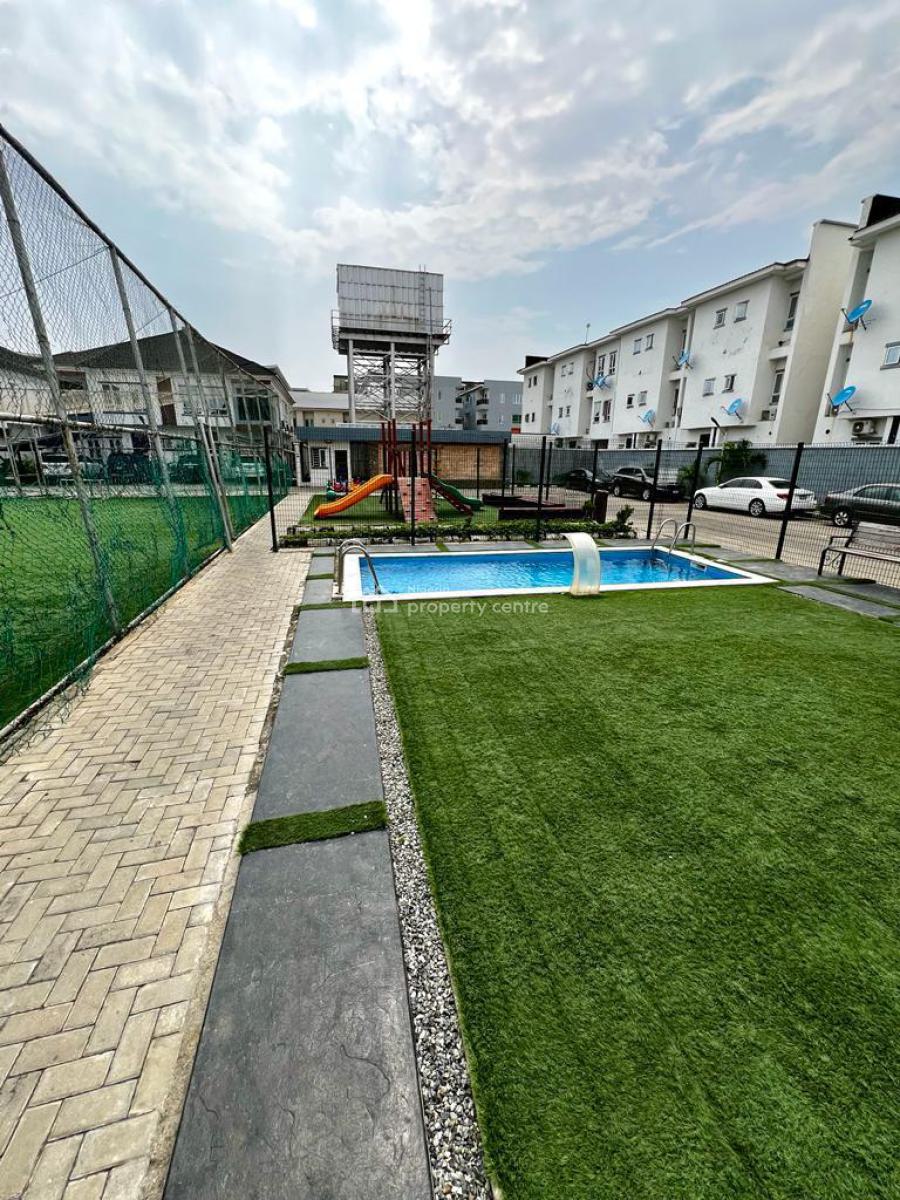 Fully Furnished 4 Bedroom Semi-detached Duplex with Swimming Pool & Gy, Lekki, Lagos, Semi-detached Duplex for Rent