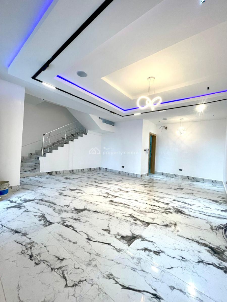 Elegant & Spacious 4bedroom Terrace Duplex on Two Floors with Bq, Ikate, Lekki, Lagos, Terraced Duplex for Sale
