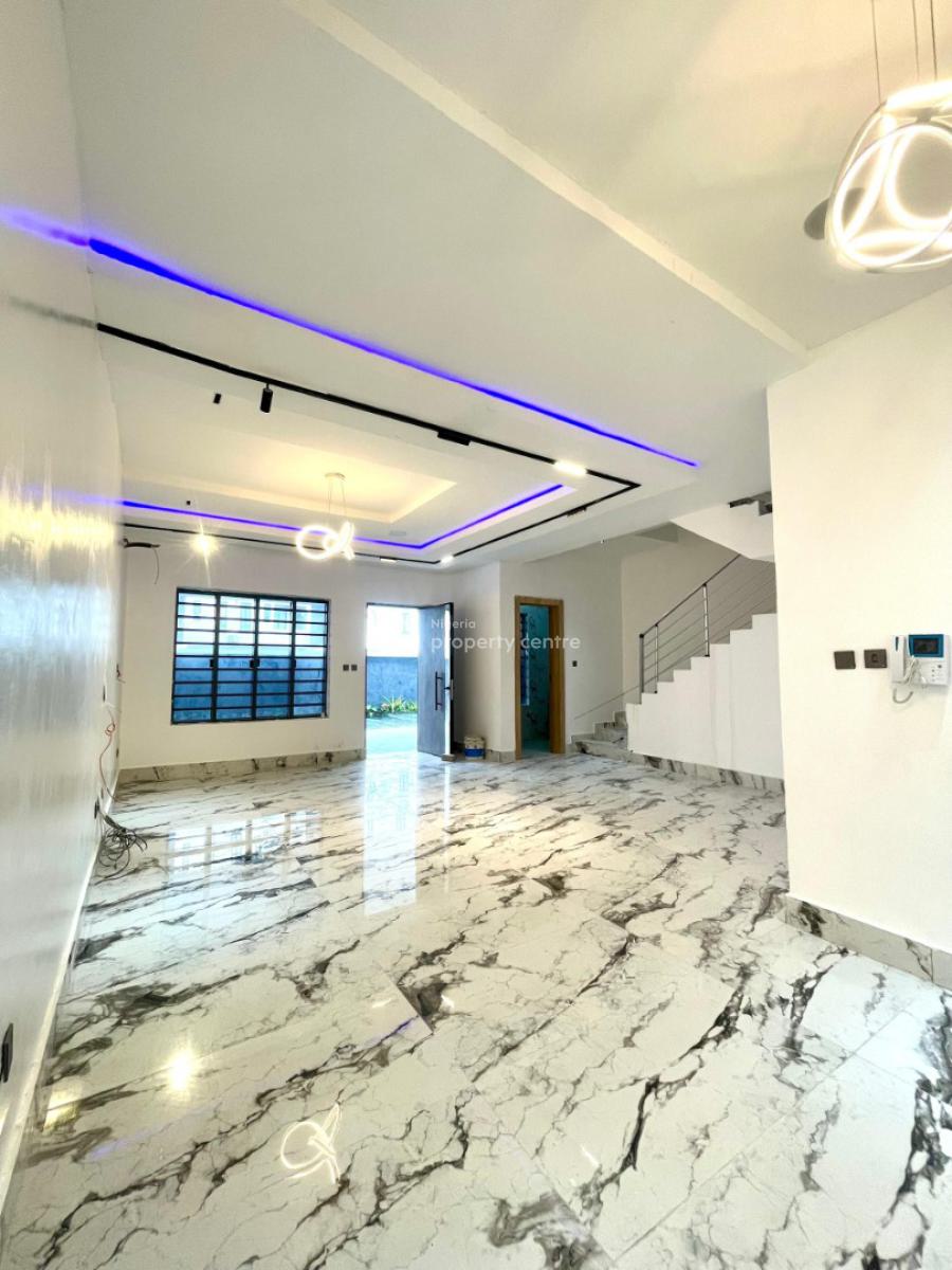 Elegant & Spacious 4bedroom Terrace Duplex on Two Floors with Bq, Ikate, Lekki, Lagos, Terraced Duplex for Sale