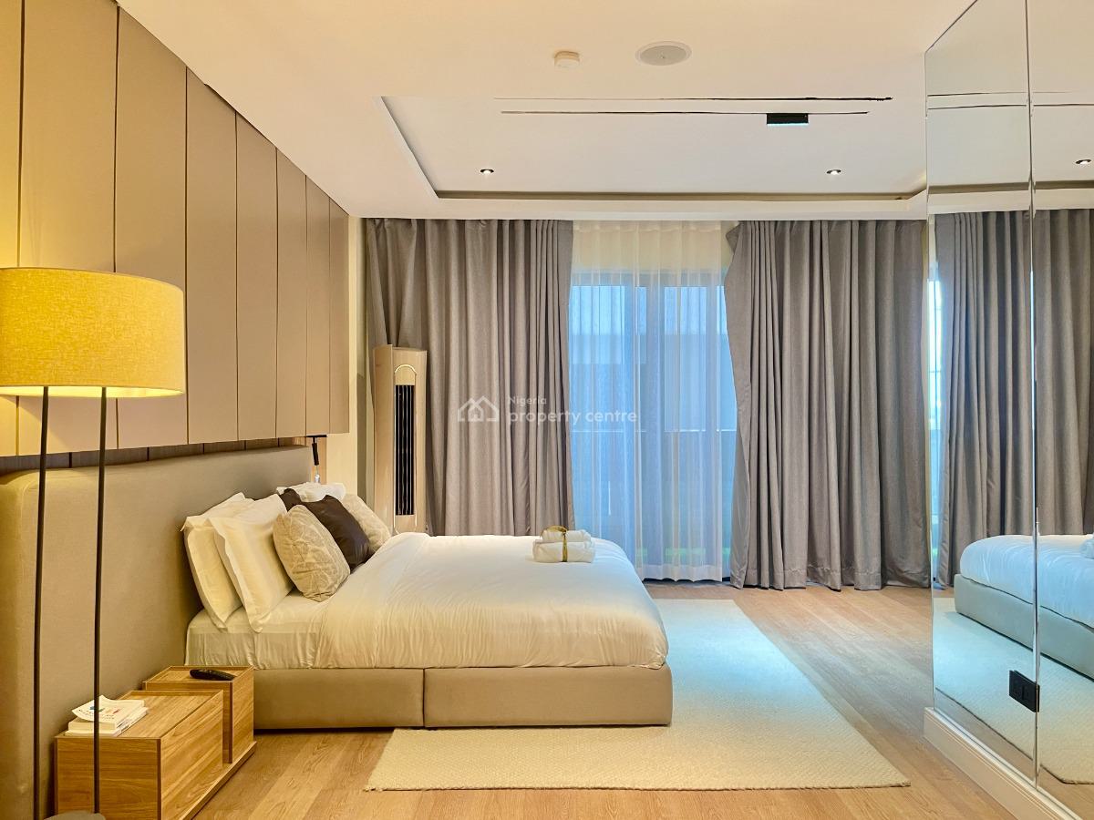 Aesthetically Detailed Three-bedroom Maisonette with Private Cinema, Located at Kunle Ogunba Street, Lekki Phase 1, Lekki, Lagos, Flat / Apartment Short Let