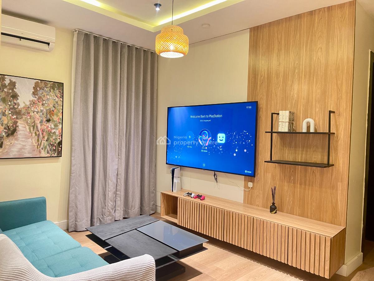 Aesthetically Detailed Three-bedroom Maisonette with Private Cinema, Located at Kunle Ogunba Street, Lekki Phase 1, Lekki, Lagos, Flat / Apartment Short Let