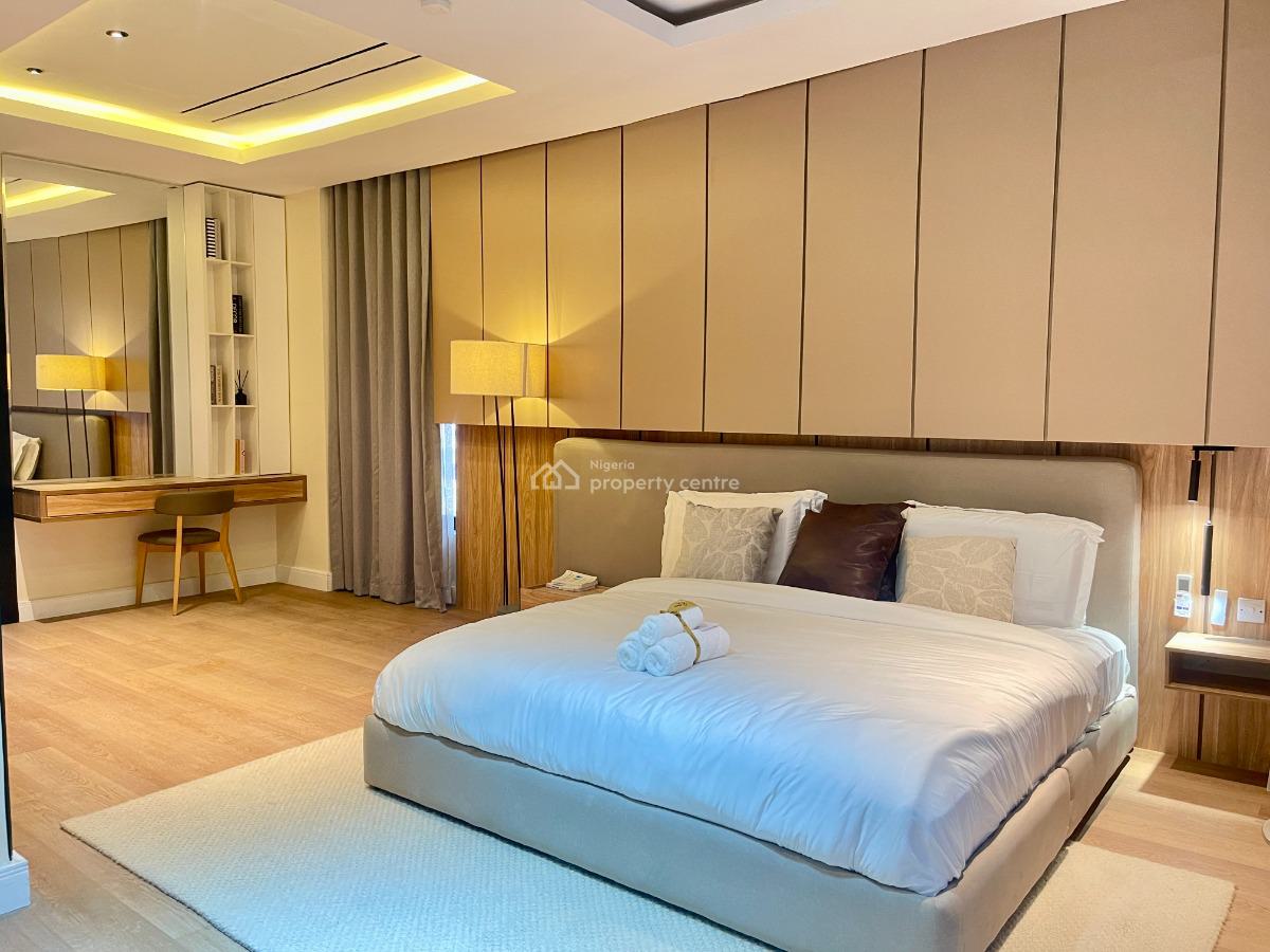 Aesthetically Detailed Three-bedroom Maisonette with Private Cinema, Located at Kunle Ogunba Street, Lekki Phase 1, Lekki, Lagos, Flat / Apartment Short Let