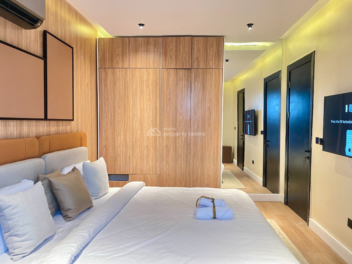 Aesthetically Detailed Three-bedroom Maisonette with Private Cinema, Located at Kunle Ogunba Street, Lekki Phase 1, Lekki, Lagos, Flat / Apartment Short Let