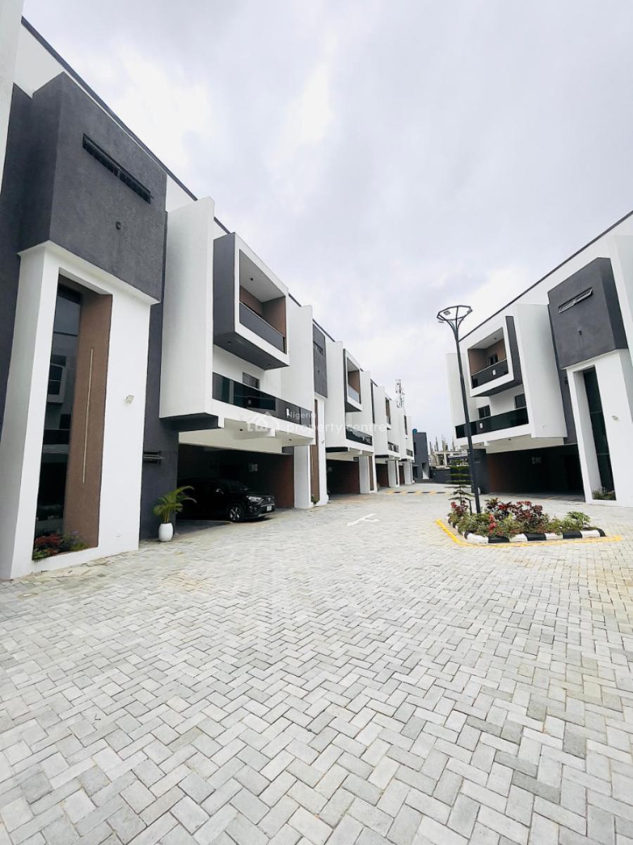 4 Bedroom Terrace Duplex with Boys Quarters, Gym and Swimming Pool, Ikate, Lekki, Lagos, Terraced Duplex for Sale