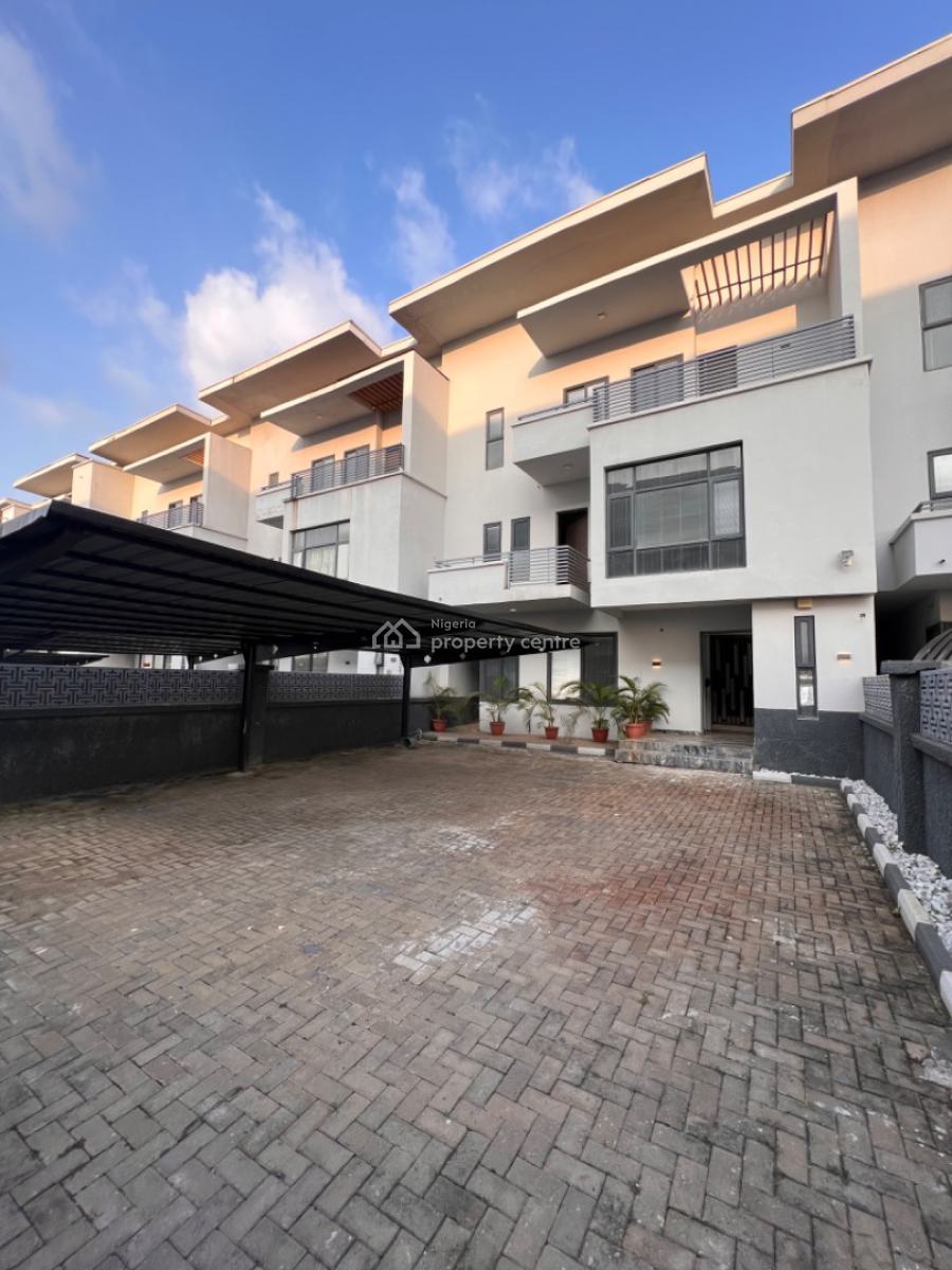 Exquisitely Finished 4 Bedroom Privately Gated Terraced Duplex with Bq, Guzape District, Abuja, Terraced Duplex for Rent