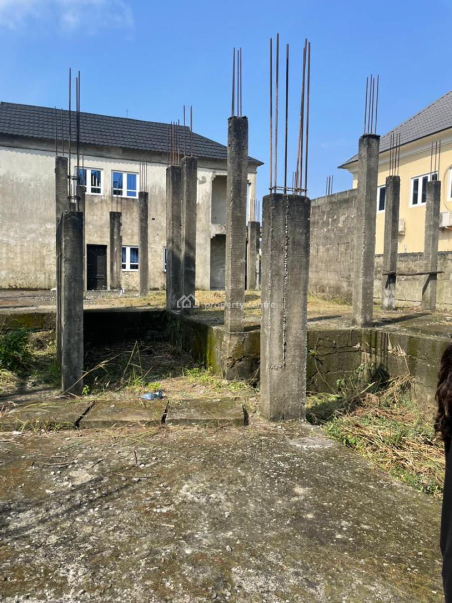 Fenced and Gated Land with Solid Foundation and Massive Structure, Seaside Estate, Badore, Ajah, Lagos, Mixed-use Land for Sale