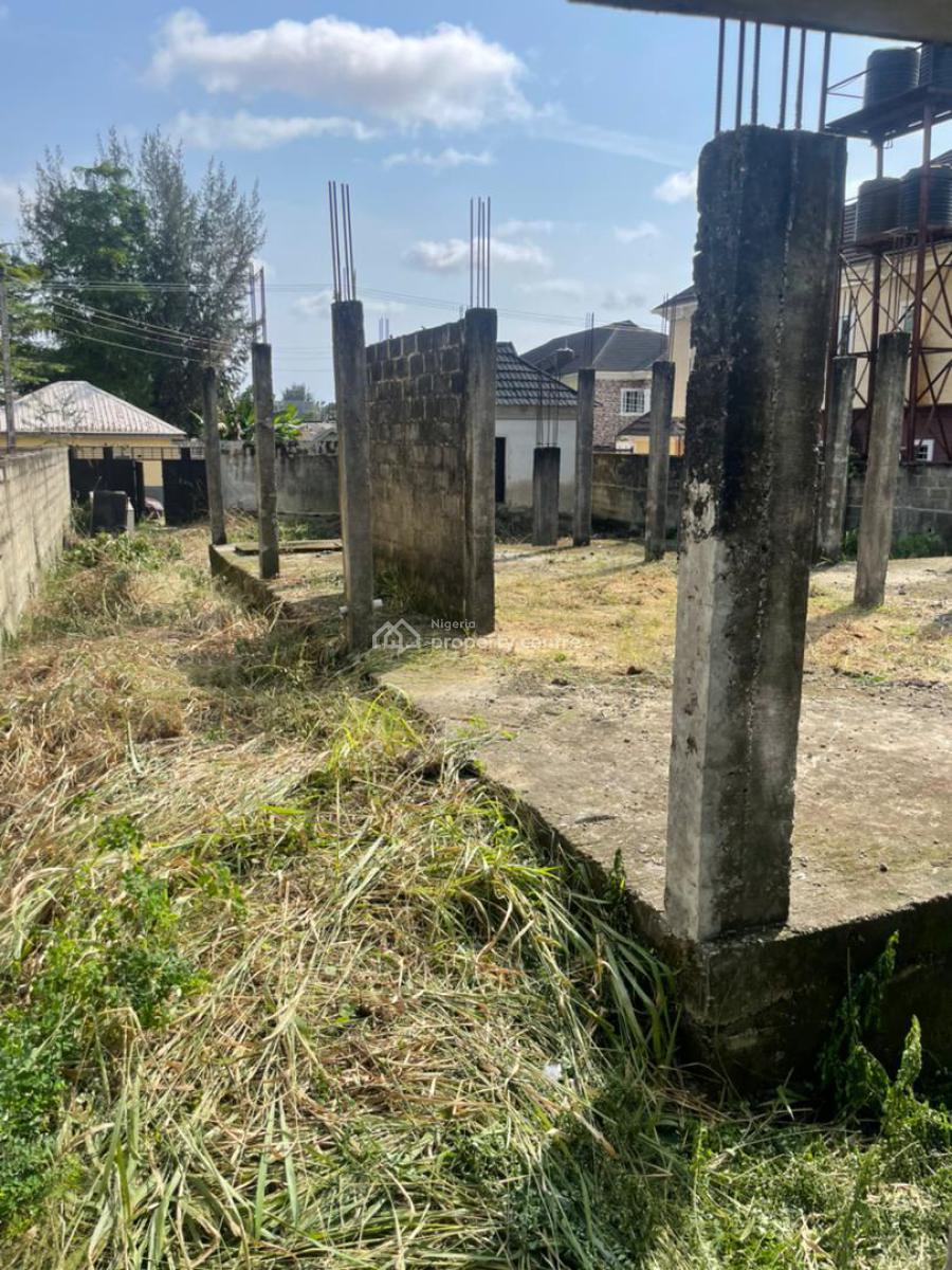 Fenced and Gated Land with Solid Foundation and Massive Structure, Seaside Estate, Badore, Ajah, Lagos, Mixed-use Land for Sale