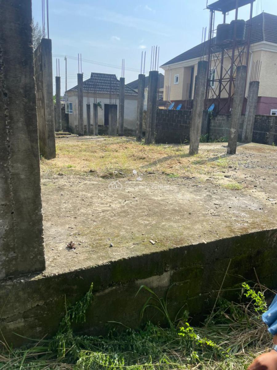 Fenced and Gated Land with Solid Foundation and Massive Structure, Seaside Estate, Badore, Ajah, Lagos, Mixed-use Land for Sale