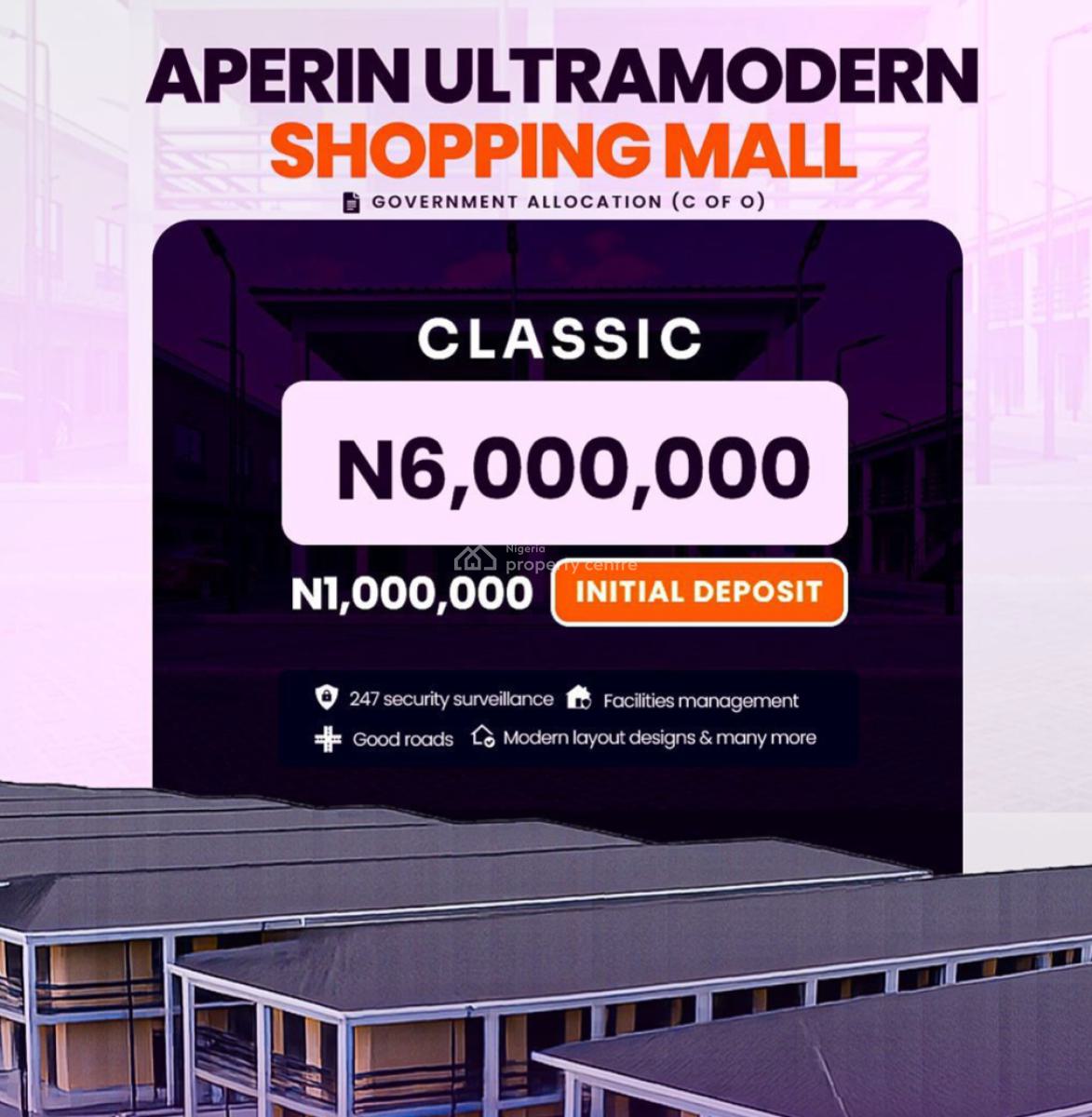 Luxury Modern Market, Orita Aperin Ibadan Oyo State, Ibadan, Oyo, Plaza / Complex / Mall for Sale