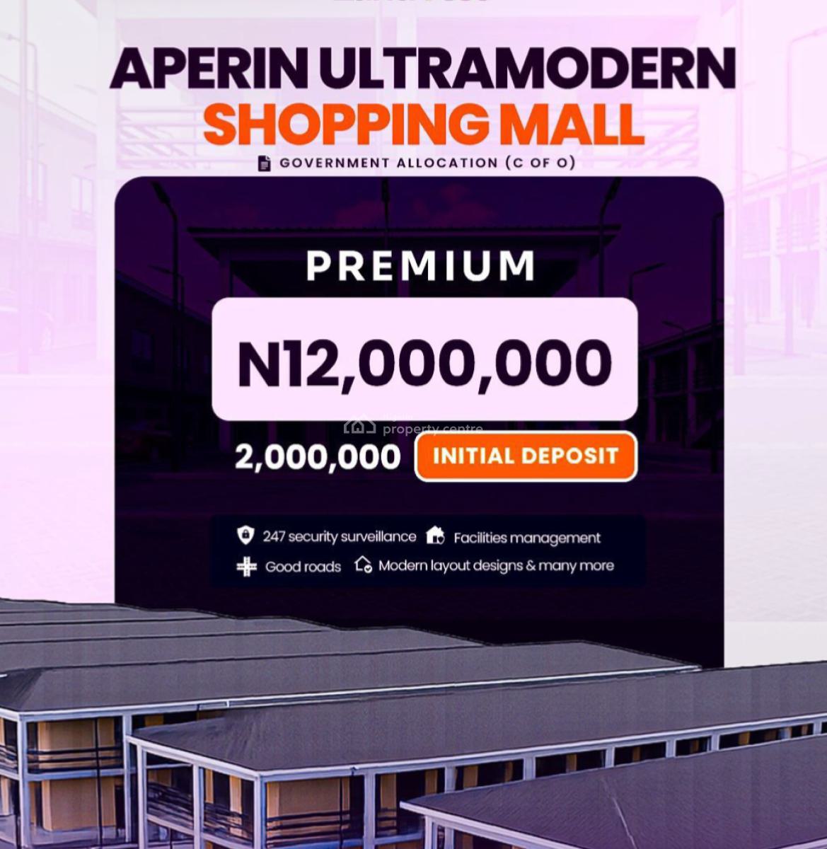 Luxury Modern Market, Orita Aperin Ibadan Oyo State, Ibadan, Oyo, Plaza / Complex / Mall for Sale