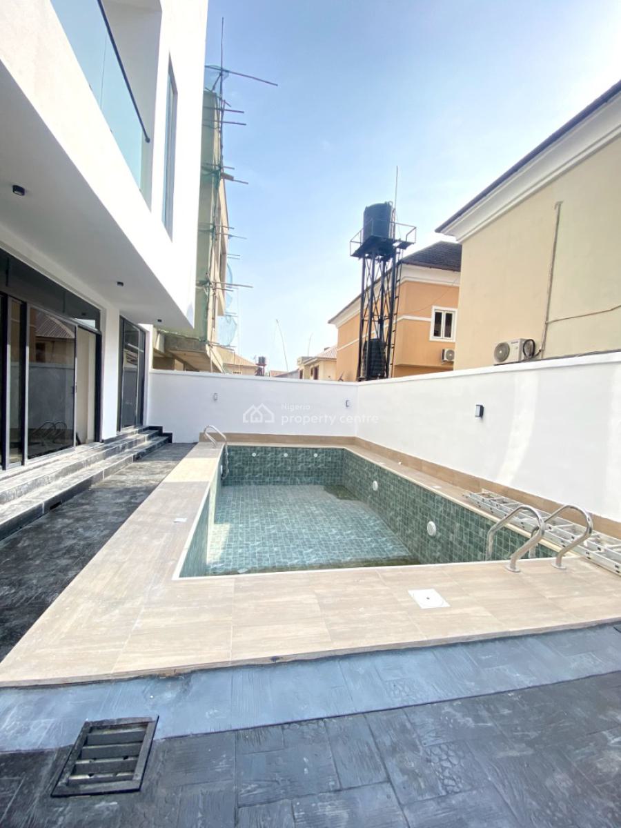 Luxury 5 Bedroom  Detached Duplex with Pool, Gym,bq in a Secure Estate, Lekki Phase 1, Lekki, Lagos, Detached Duplex for Sale