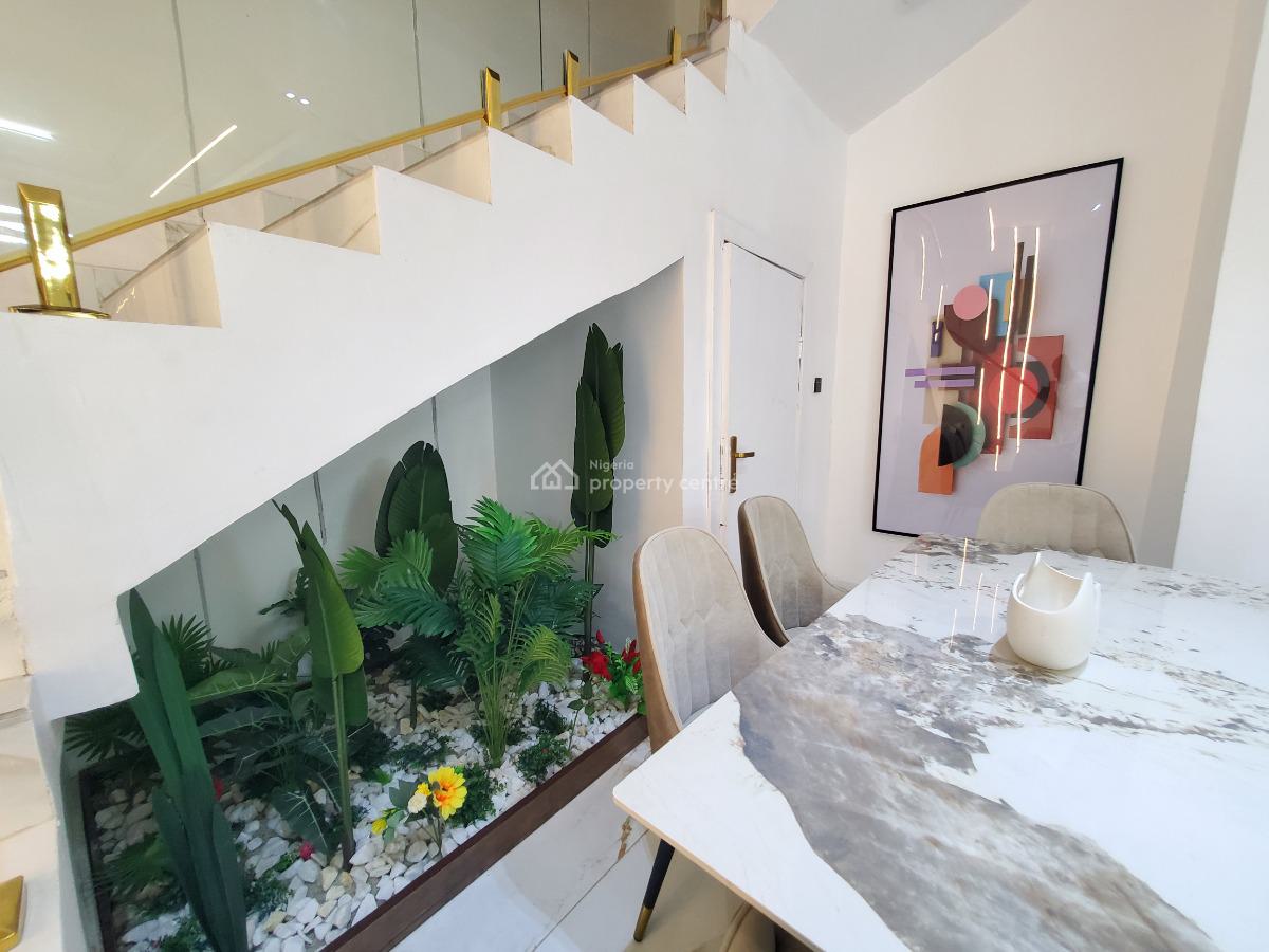 Tastefully Built Fully Furnished Luxury Four Bedrooms Semidetached, Ikate, Lekki, Lagos, Semi-detached Duplex for Rent