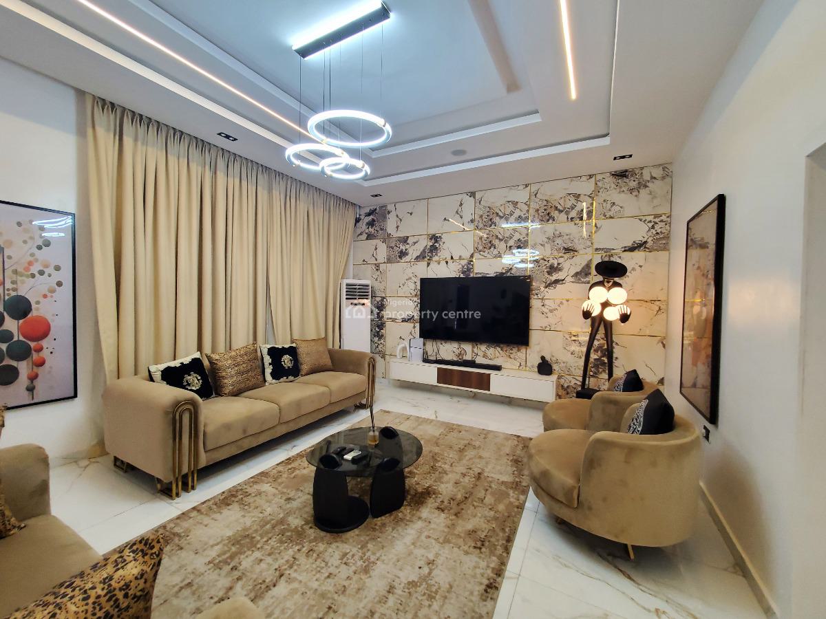 Tastefully Built Fully Furnished Luxury Four Bedrooms Semidetached, Ikate, Lekki, Lagos, Semi-detached Duplex for Rent