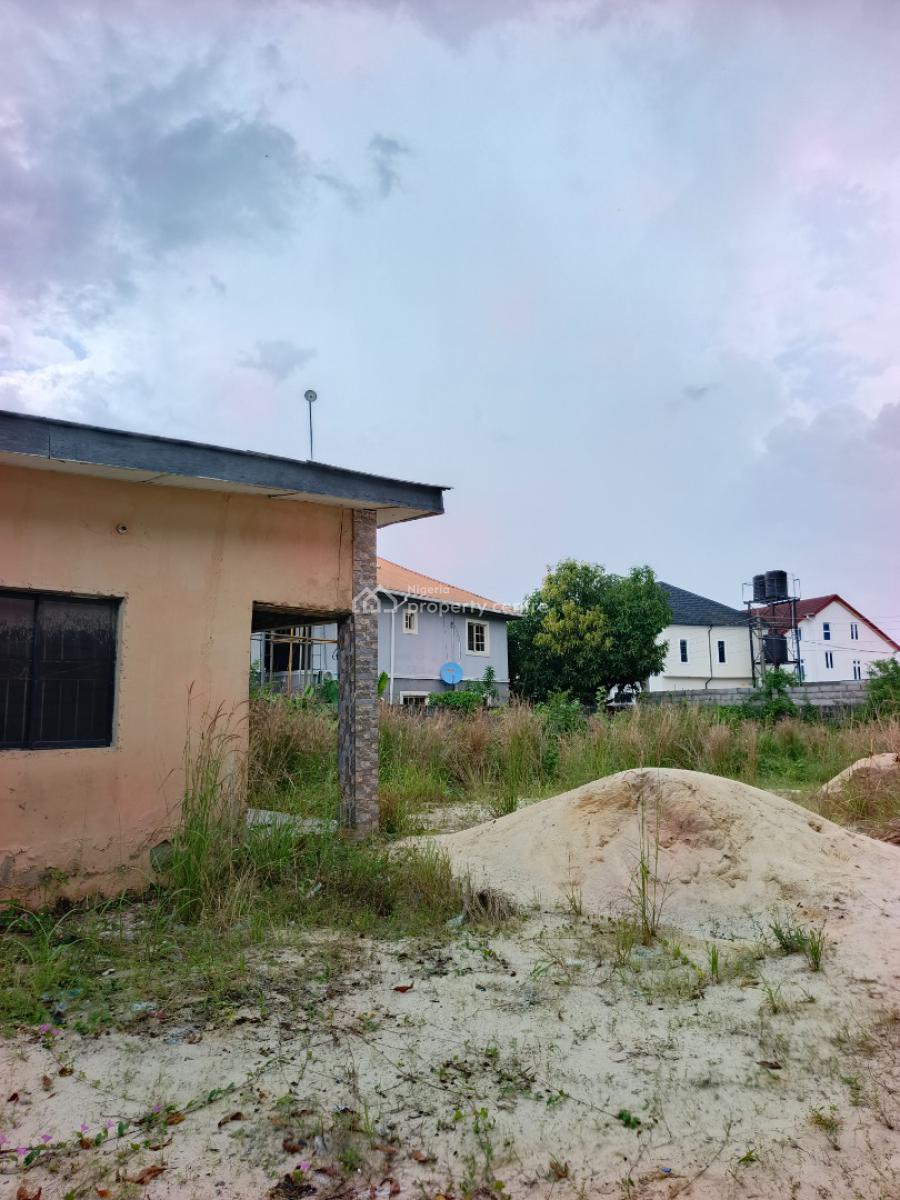 Smart Plot of Land By 600+sqm with Fence in Tarred Estate., in Very Good Estate Ogombo, Abraham Adesanya Axis Ajah Lagos, Ajah, Lagos, Residential Land for Sale