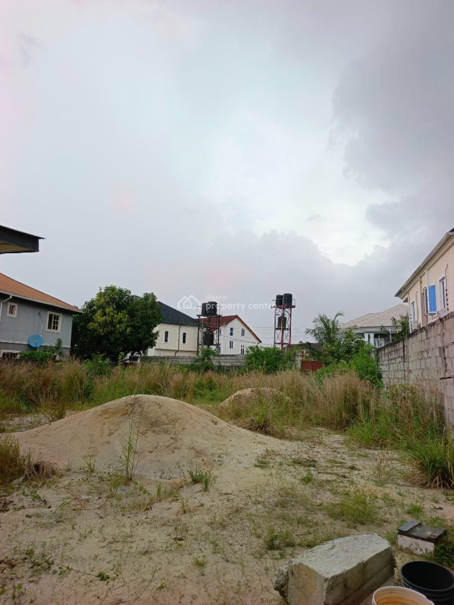 Smart Plot of Land By 600+sqm with Fence in Tarred Estate., in Very Good Estate Ogombo, Abraham Adesanya Axis Ajah Lagos, Ajah, Lagos, Residential Land for Sale